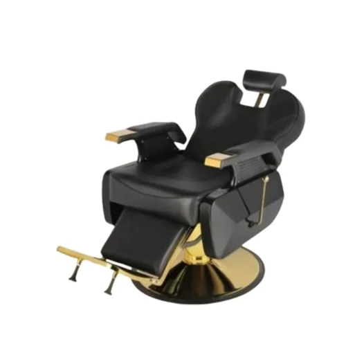 Sillón Barbero Reclinable Negro HB-A101