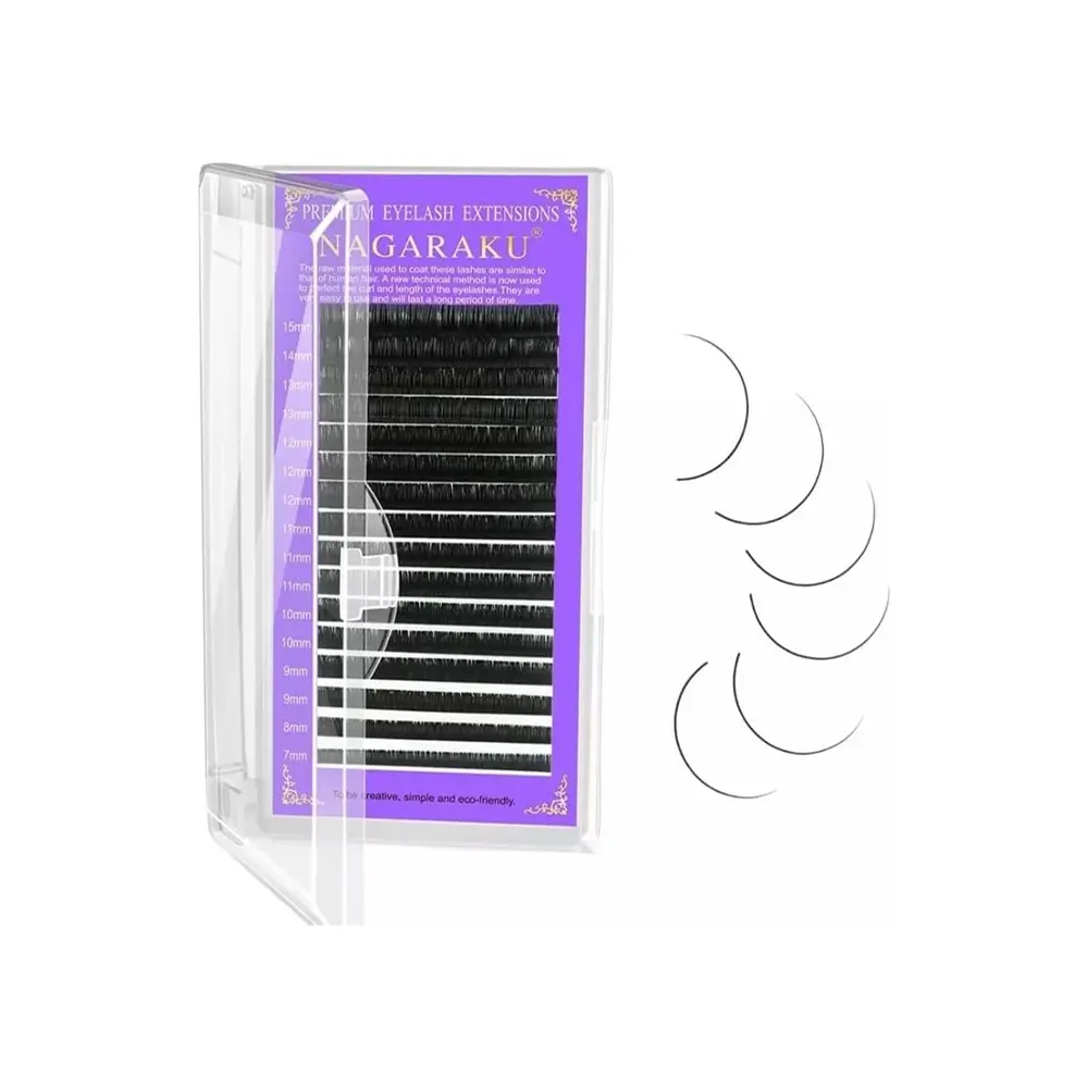 Blister Pestañas Aplicacion Mink 1x1 1pz Una Medida 0,07C (11mm a 15mm) 2 Blister Pestañas Aplicacion Mink 1x1 1pz Una Medida