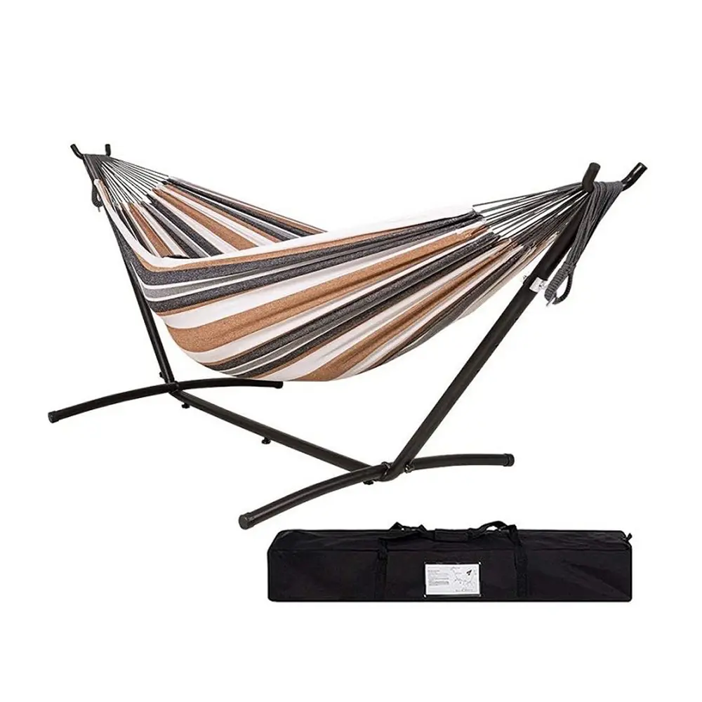 Hamaca Con Soporte Acero Estuche Interior Y Exterior