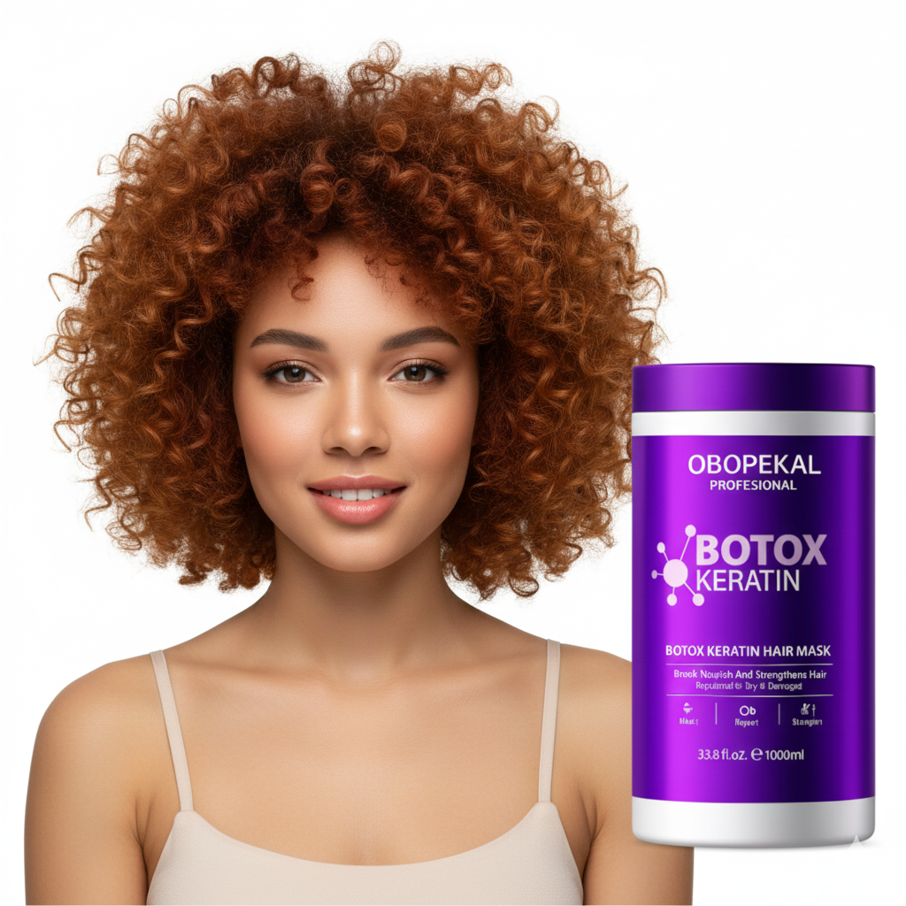 Mascarilla Capilar Botox Keratina Obopekal – Hidratación Profunda 1000ml 3 OBOPEKAL Crema Botox Keratina 1000ml