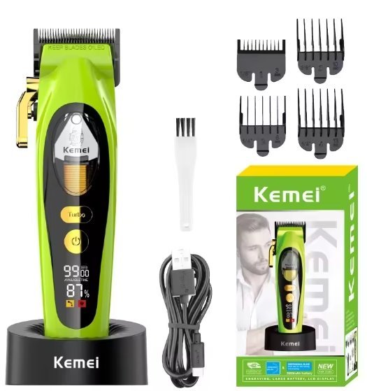 Máquina De Corte Kemei Barber Km-2035 9000PRM 2 Máquina De Corte Kemei Barber Km-2035 9000PRM - Imagen 2