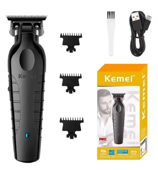 Desvelladora Kemei Transborder Barber Km-2299 7200PRM 5 Desvelladora Kemei Transborder Barber KM-2299 – 7200 RPM | Precisión Profesional