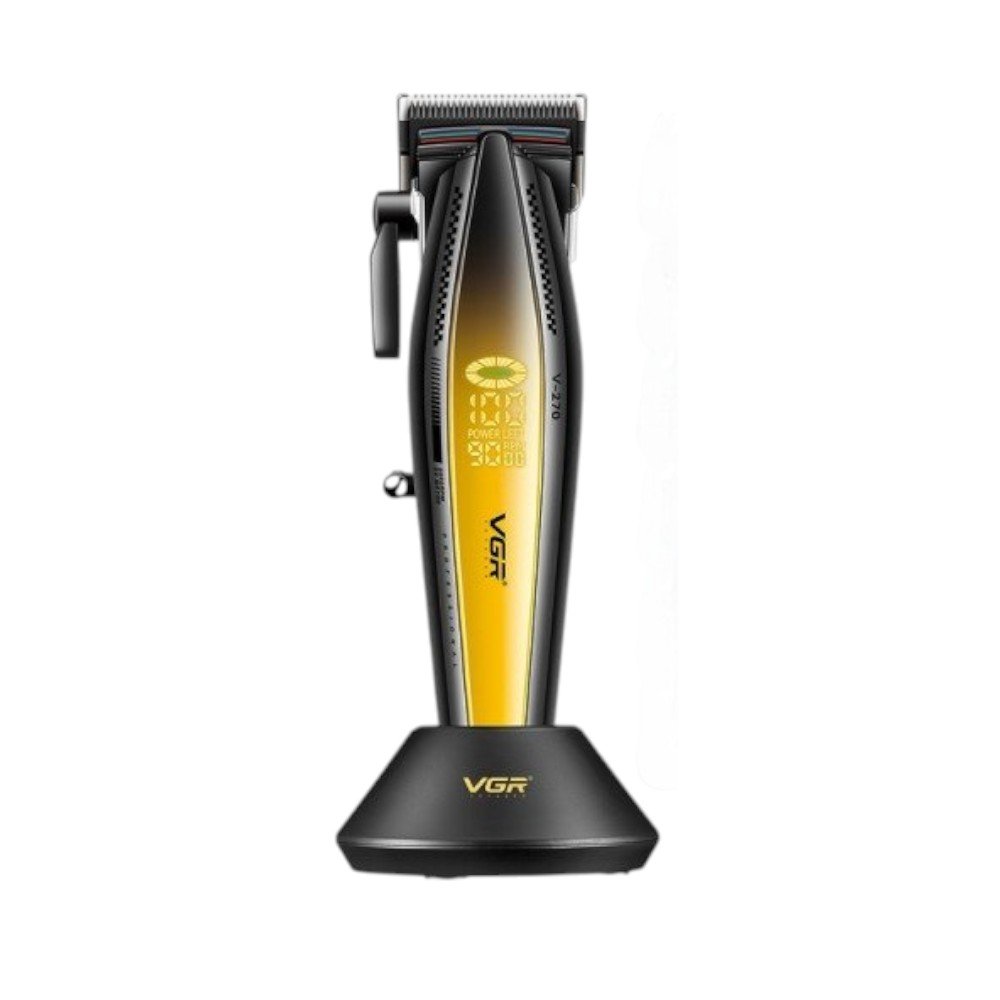 Máquina Cortapelos VGR V-270 – 9000 RPM | Potencia Profesional | Color Dorado