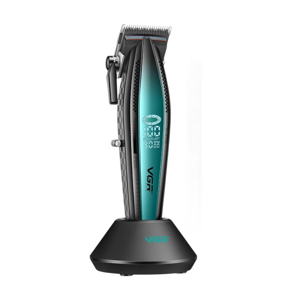 Máquina Cortapelos VGR V-270 – 9000 RPM | Potencia Profesional | Color Verde