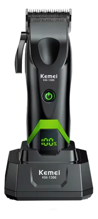 Máquina de Corte Kemei Barber KM-1386 – 7500 RPM | Potencia y Precisión Profesional